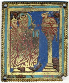 Plaque with Moses, Aaron, and the Brazen Serpent, German, ca. 1200. Creator: Unknown.