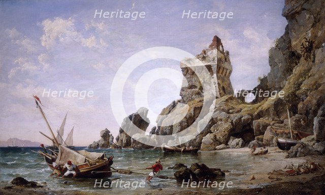 Salerno, Italy, 1849.   Artist: Edward William Cooke