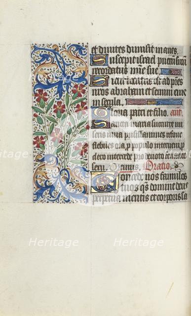 Book of Hours (Use of Rouen): fol. 74v, c. 1470. Creator: Master of the Geneva Latini (French, active Rouen, 1460-80).