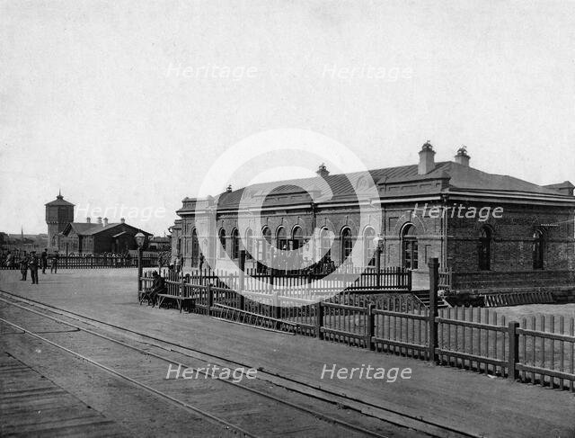 West-Siberian Railroad. Station of the Third Class, Petropavlovsk, 1892-1896. Creator: Unknown.