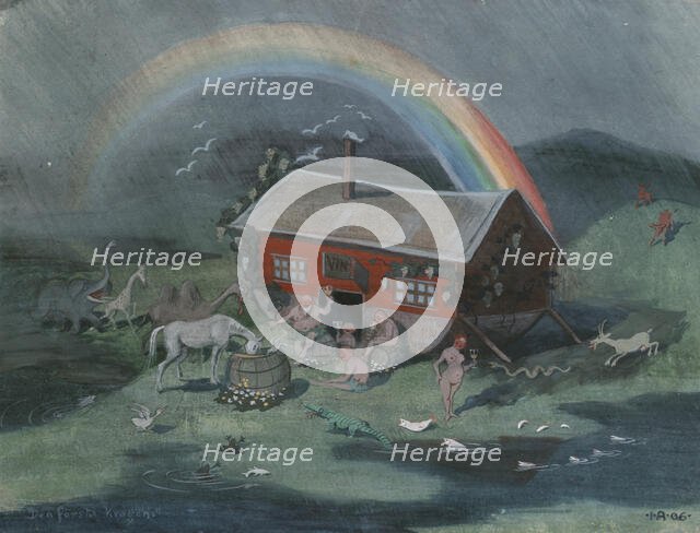 The First Tavern, 1906. Creator: Ivar Arosenius.