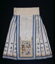 Woman's Qun (Semiformal Domestic Skirt), China, Qing dynasty (1644-1911), 1870/90. Creator: Unknown.