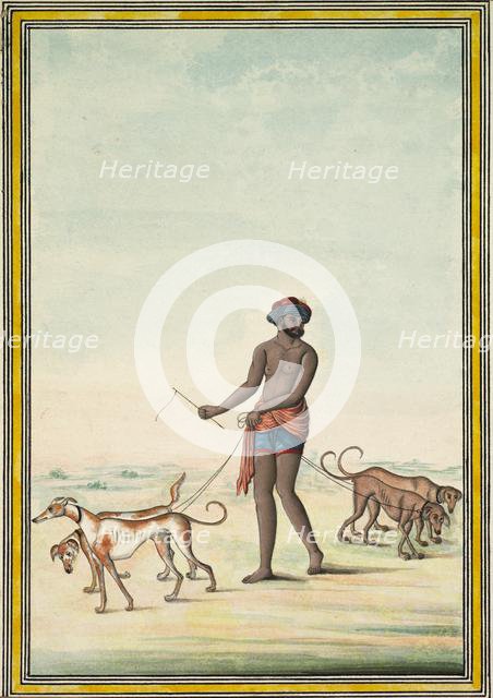 Dog Walker, early 1830's. Creator: Unknown.