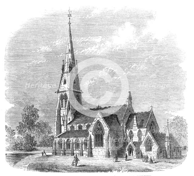 New congregational church at Lewisham, Surrey, 1861. Creator: Walmsley.