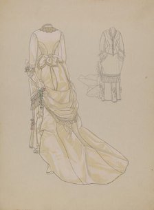 Wedding Dress, c. 1936. Creator: Melita Hofmann.