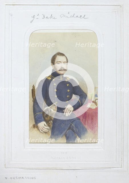 Grand Duke Michael, 1860-69. Creator: Émile Desmaisons.