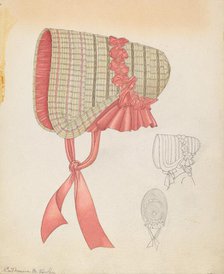 Child's Bonnet, c. 1937. Creator: Catherine Fowler.