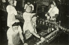 'The Great Salmon Industry - Indian girls working in the canning department', c1948. Creator: Unknown.