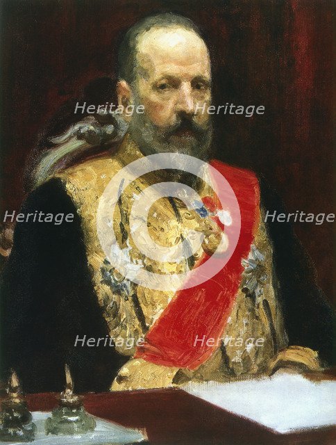 Count Witte, Russian statesman, c1901-1903. Artist: Il'ya Repin