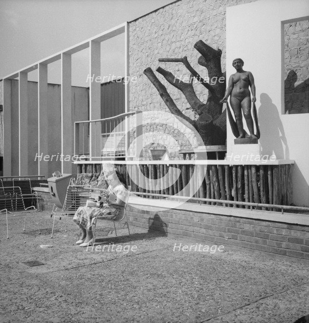 Homes and Gardens Pavilion, Festival of Britain, South Bank, Lambeth, London, 1951. Artist: MW Parry.