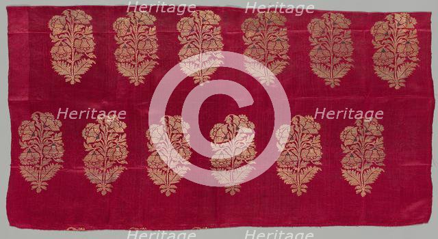 Brocade, 1700s - 1800s. Creator: Unknown.