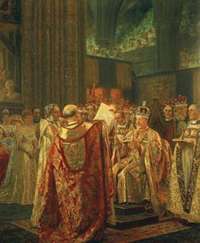 The Coronation of King Edward VII (1841-1910).