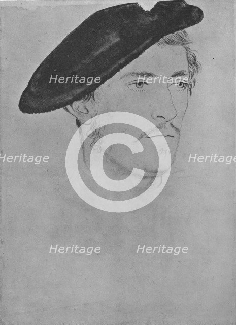 'A Gentleman: Unknown (Not by Holbein)',  c16th century, (1945). Artist: Unknown.