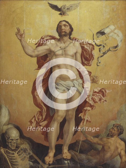 Christ victoring over Sin and Death, 1513-1574. Creator: Maerten van Heemskerck.