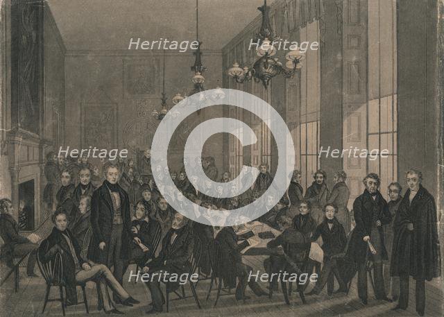 'The National Convention...4th of February 1839 at the British Coffee House'. Creator: Unknown.