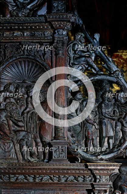  'Scenes from the life of Joseph and his brothers, sons of Jacob', reliefs in the retrochoir of t…