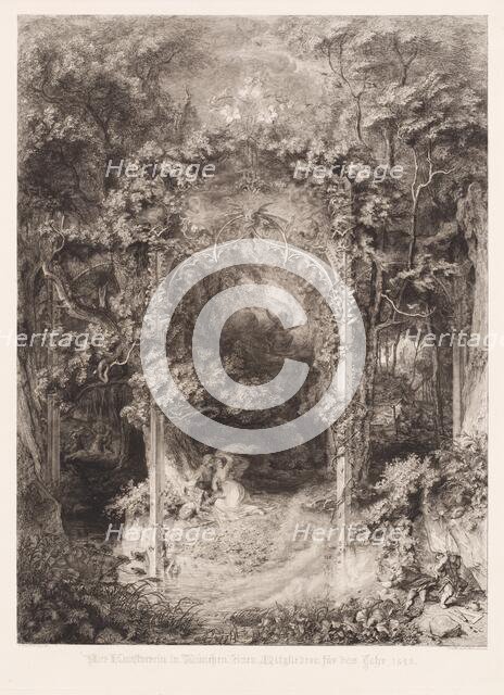 Das Waldfräulein (The Lady of the Forest), 1845. Creator: Eugen Napoleon Neureuther.