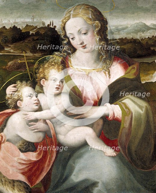 Madonna and Child with the Young Saint John the Baptist, c1565. Creator: Michele Tosini.