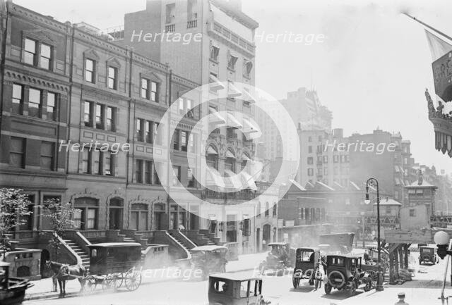 Site of Steinway Hall, W. 57th, (1916?). Creator: Bain News Service.