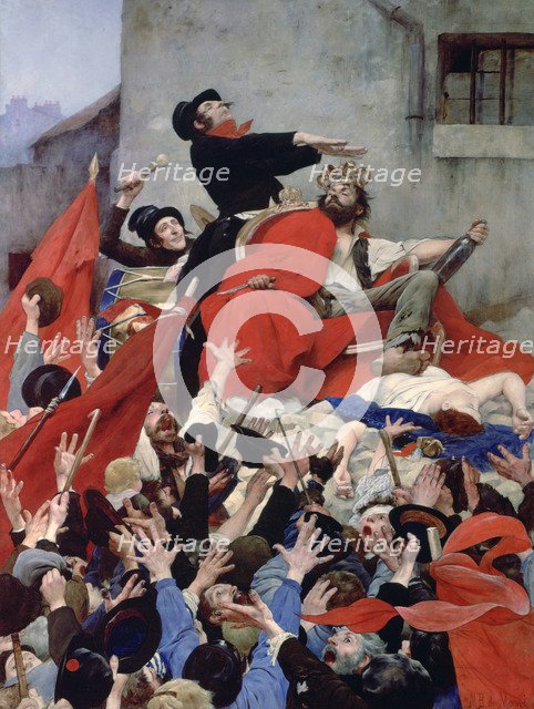 'Apotheosis of the Rabble', 1884. Artist: Louis Maurice Boutet de Monvel