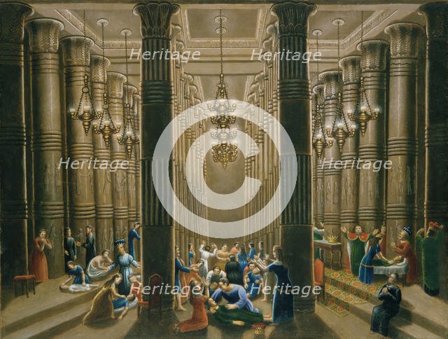 The Death of the First Born, 1865-80. Creator: Erastus Salisbury Field.