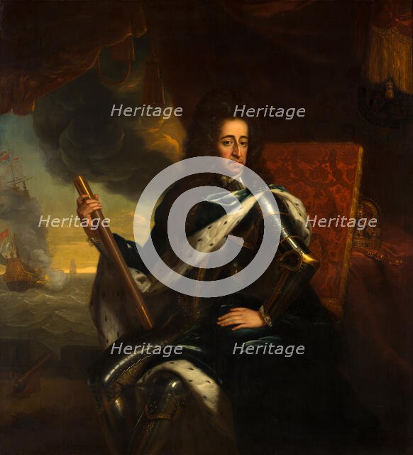 Portrait of Stadholder-King William III (1650- 1702). Creator: Godfried Schalcken.