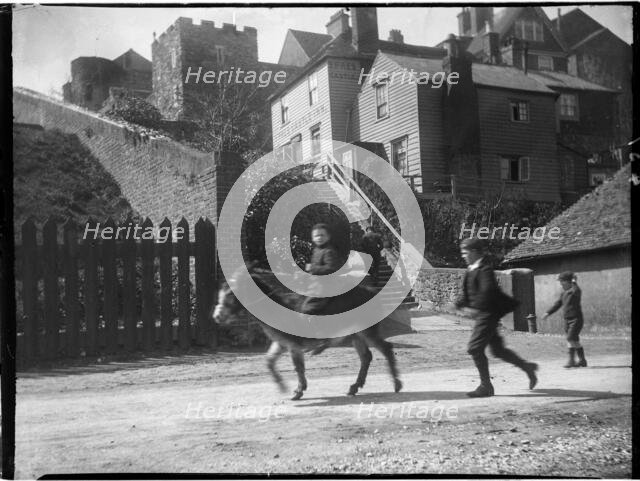 Ypres Castle Inn, Gungarden, Rye, Rother, East Sussex, 1905. Creator: Katherine Jean Macfee.
