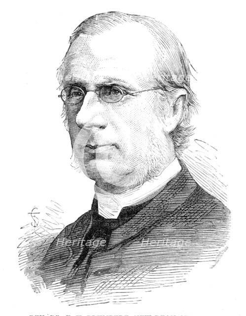 Rev. Dr. E. H. Plumptre, new Dean of Wells, 1881. Creator: Unknown.