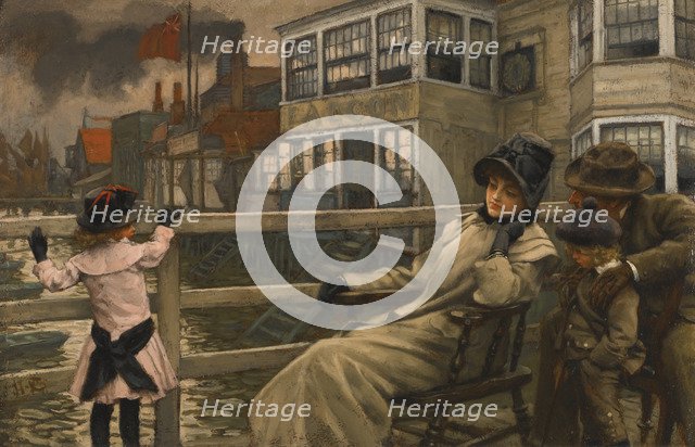 Waiting for the ferry.