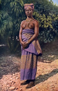 A woman from Accra, Ghana, 1922.Artist: PA McCann