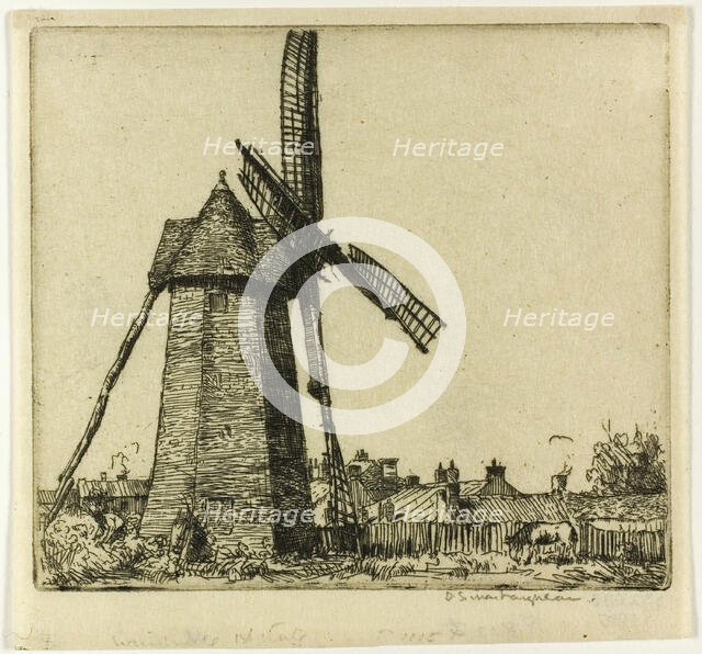 The Windmill, 1902. Creator: Donald Shaw MacLaughlan.