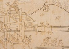 Krishna and the Gopis Ride a Ferris Wheel at a Village Festival, c1825. Creator: Unknown.
