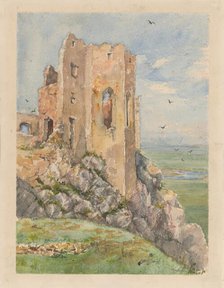 Ruins of Beckov castle, 1870-1872. Creator: Ladislav Mednyanszky.