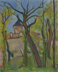 Paysage à Saint-Bernard (Ain), 1932. Creator: Valadon, Suzanne (1865-1938).