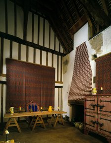 Interior of the Medieval Merchant's House, French Street, Southampton, Hampshire, 1988. Artist: Paul Highnam