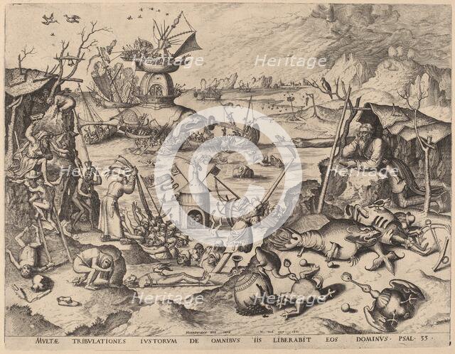 The Temptation of Saint Anthony, 1561. Creator: Unknown.