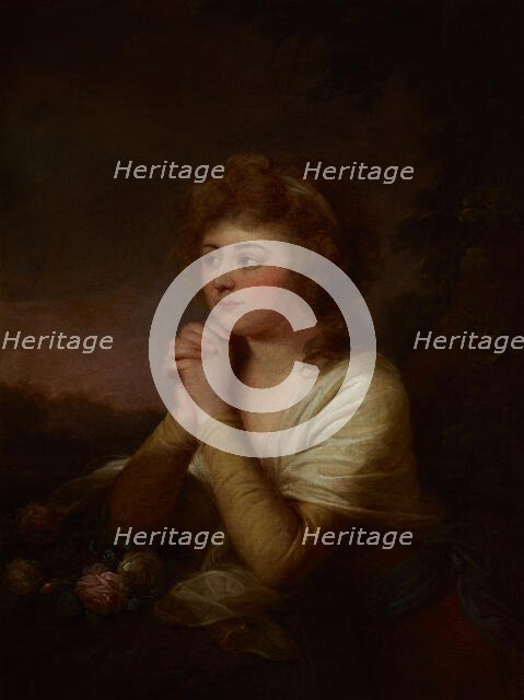 Portrait of a Lady from the Skrzynski Family, c1800. Creator: Jozef Grassi.