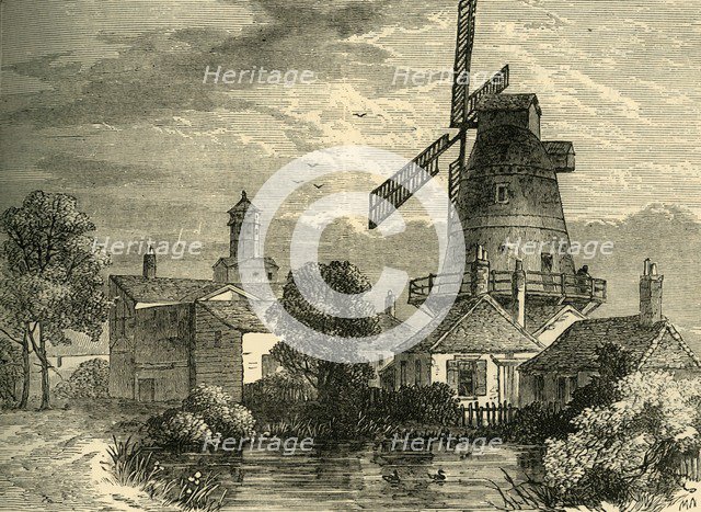 'Drug Mill of the Apothecaries' Company', (c1878). Creator: Unknown.