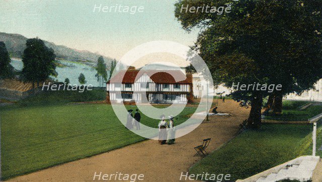 'Old English Garden, Imperial International Exhibition, London, 1909'. Artist: Unknown.