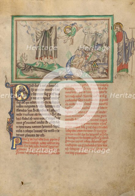 The Removal of the Two Witnesses and the Destruction of the City, about 1255-1260. Creator: Unknown.