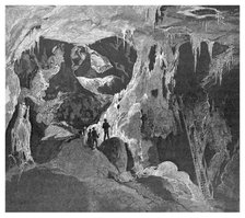 The Arch Cave looking north, Jenolan Caves, New South Wales, Australia, 1886. Artist: Unknown