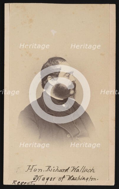 Portrait of Richard Wallach (1816-1881), Before 1881. Creator: Unknown.