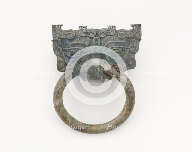 Mask and ring, Eastern Zhou to Han dynasty, 770 BCE-220 CE. Creator: Unknown.