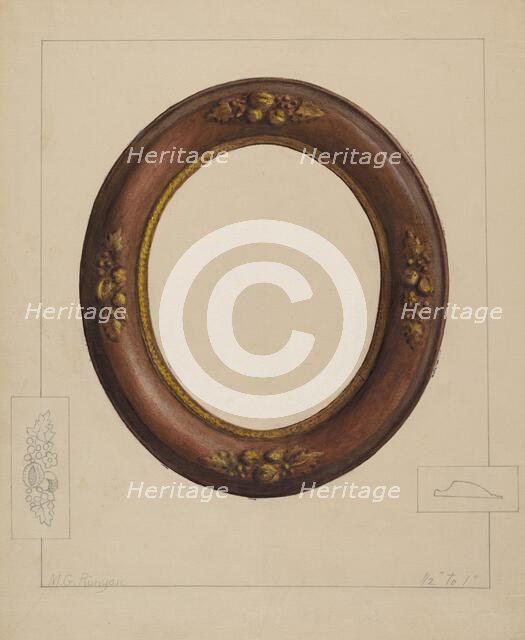 Picture Frame, c. 1936. Creator: Manuel G. Runyan.