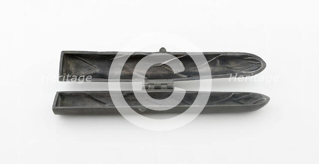 Ice Cream Mold (in the shape of an asparagus spear), England, c. 1900. Creator: Unknown.