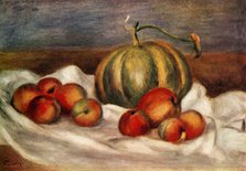 'Still Life With Melon And Peaches', 1905, (1948). Creator: Pierre-Auguste Renoir.