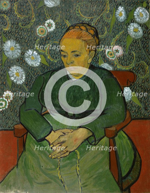 Portrait of Madame Roulin (La Berceuse), 1888-1889. Artist: Gogh, Vincent, van (1853-1890)