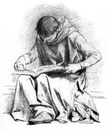 Study for 'The Education of St Louis' (Pantheon), c1880-1882.Artist: Alexandre Cabanel
