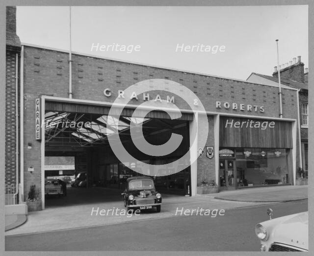 Graham & Roberts Garage, Botchergate, Carlisle, Cumbria, 1957 - 1961. Creator: John Laing plc.