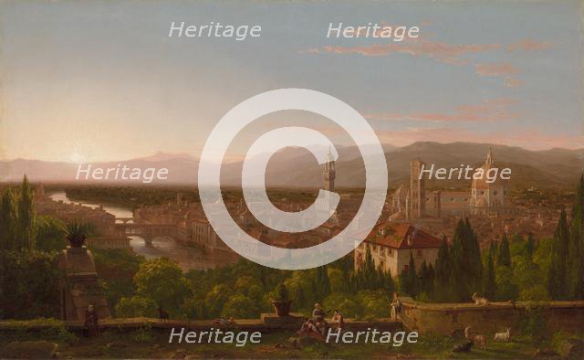View of Florence, 1837. Creator: Thomas Cole (American, 1801-1848).